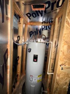 Attic Water Heater Insulation and Door Installation in Bentonville
