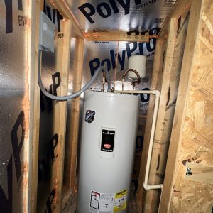 Attic Water Heater Insulation and Door Installation in Bentonville